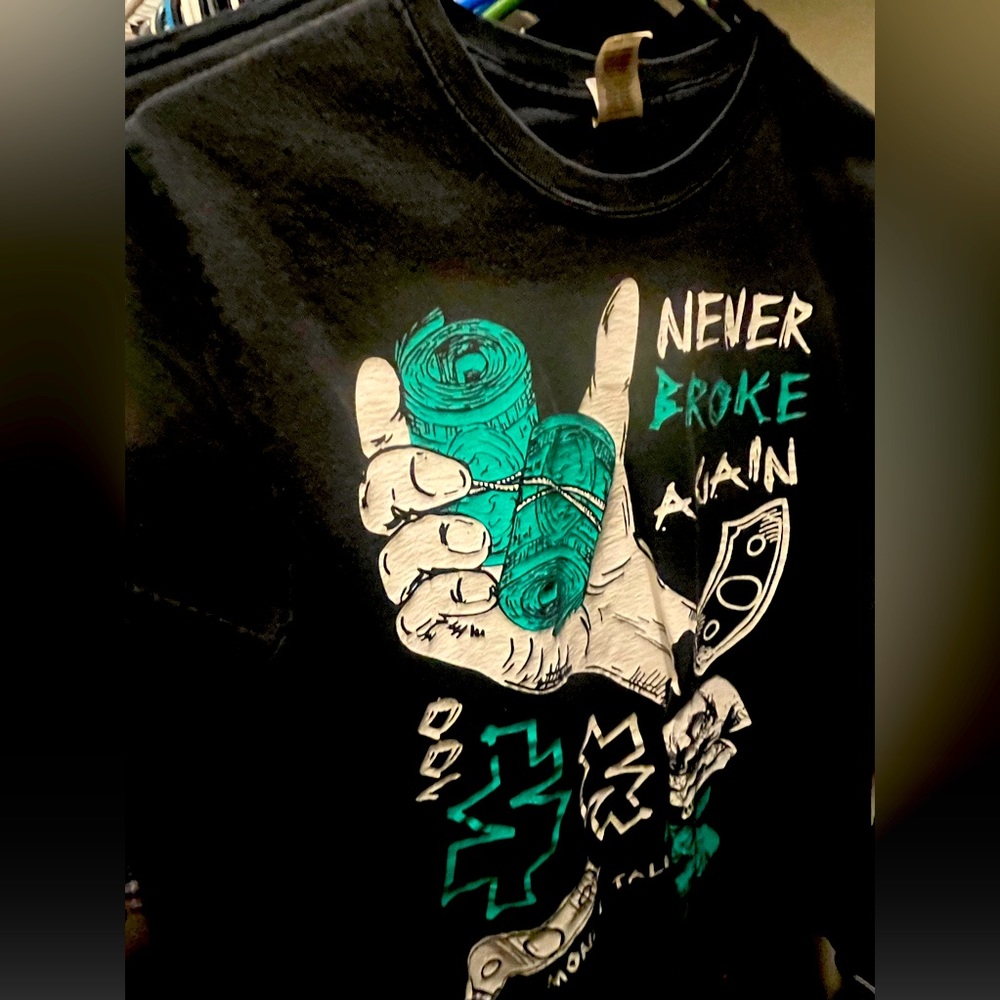 Nba youngboy shirt black and green